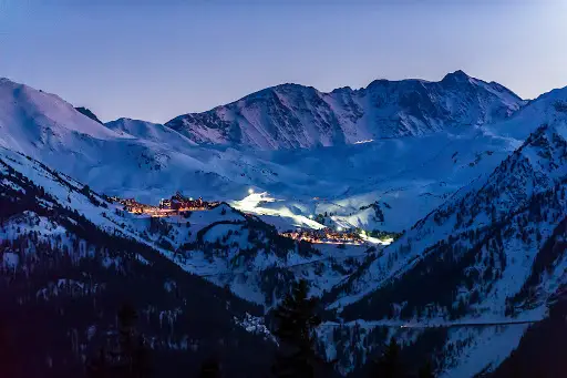 Voiture avec chauffeur Les Arcs 2000 — la station en Tarentaise